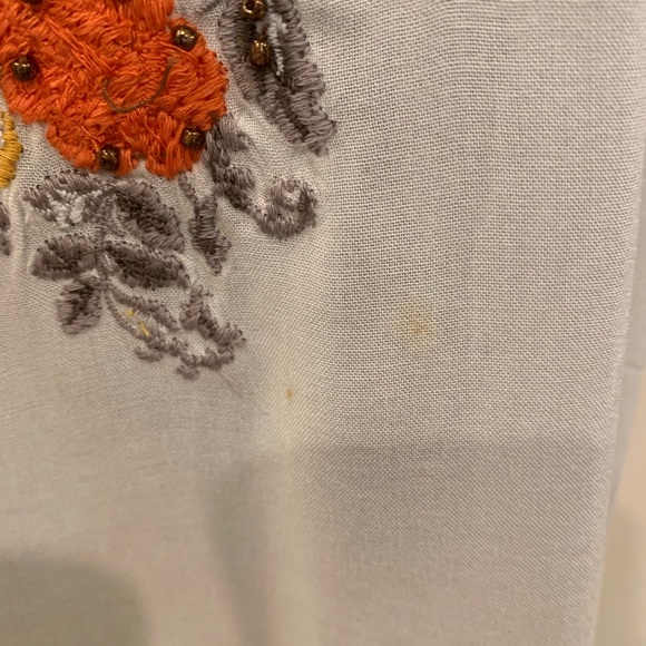 Boho Style & Co off white blouse 🌸S: XL - Picture 2 of 5